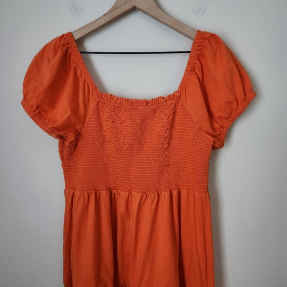 Anthropologie x Daily Practice | Smocked Tiered Maxi Dress - Size XL Petite - Picture 7 of 12